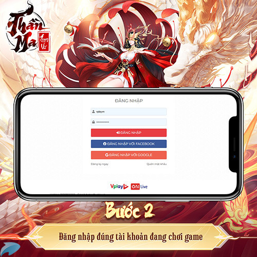 Hướng dẫn nạp thẻ Thần Ma Loạn Vũ 2