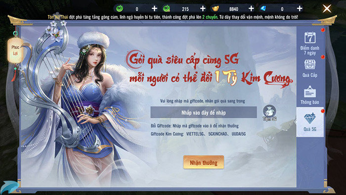 Hướng dẫn nhập Code Thần Ma Loạn Vũ 2