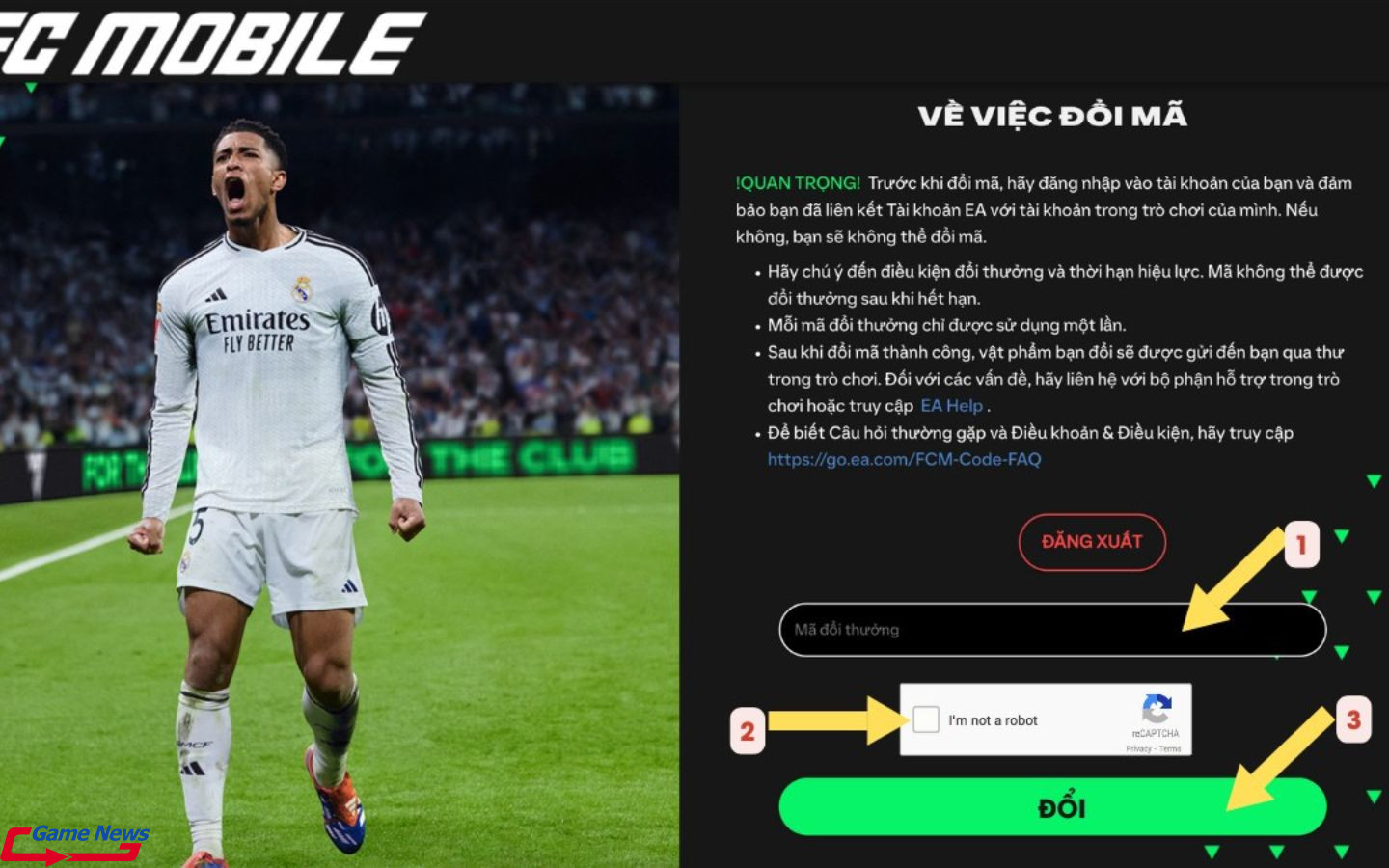 Tổng hợp code FC Mobile mới nhất 11/2025 nhận quà siêu khủng 5 hướng dẫn Cách nhập code FC Mobile