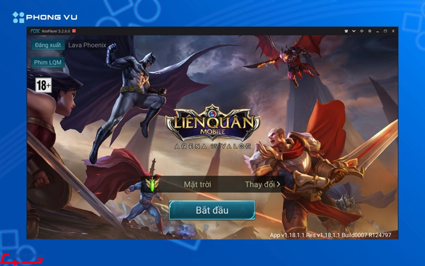 Đăng nhập vào game và trải nghiệm ngay thôi