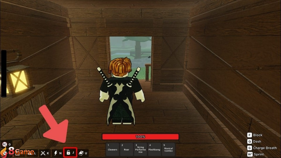 Bấm chọn biểu tượng ổ khoá có chữ “J”